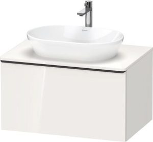 Duravit - D Neo Single Drawer Wall Mounted Vanity Unit 459mm White High Gloss