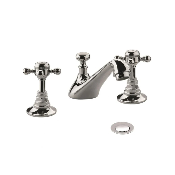 Imperial – Lichfield 3 Hole Basin Mixer - ZLIC3BMCP