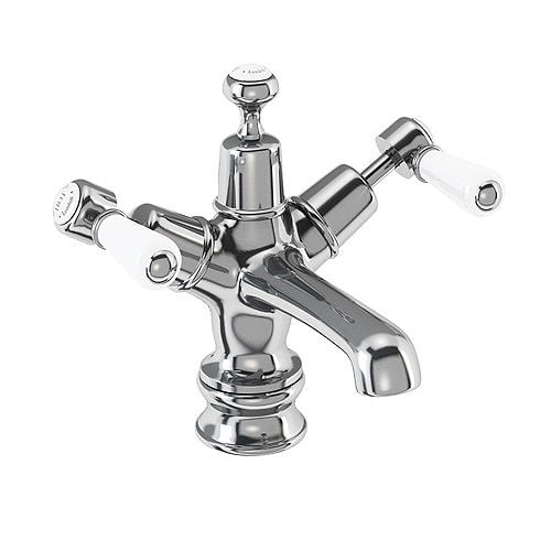 Burlington - Kensington Regal Basin Mixer Click-Clack Waste - KER6-QT