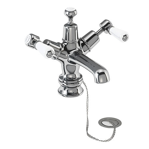 Burlington - Kensington Regal Basin Mixer with Plug & Chain - KER5-QT