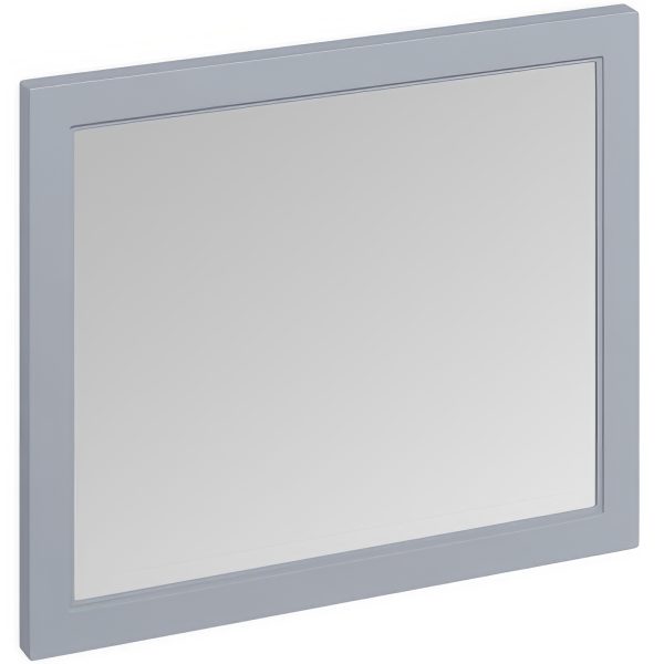 Burlington Wood Frame Traditional Rectangular Mirror grey 900mm