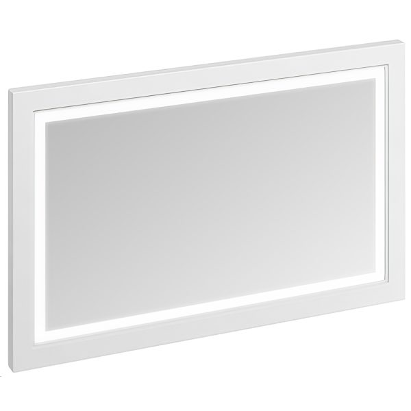 Burlington – 600mm Framed Mirror with LED Illumination white 1200mm