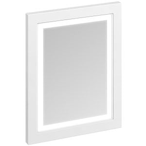 Burlington – 600mm Framed Mirror with LED Illumination white 600mm