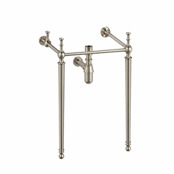 Burlington – Basin Wash Stand 500mm (ONLY) - Brushed Nickel - T52BNKL