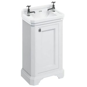 Burlington – Cloakroom 510mm Vanity Unit WHITE