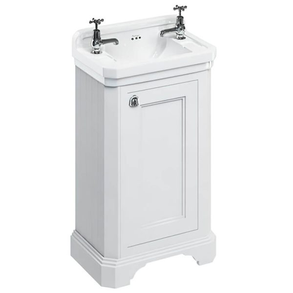 Burlington – Cloakroom 510mm Vanity Unit WHITE