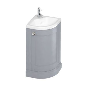 Burlington - 430mm Corner Vanity Unit in Grey - FC7G