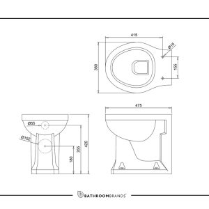 Burlington - Back to Wall Pan - P14 - spec
