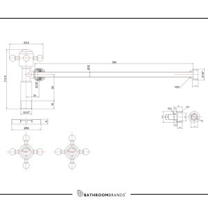 Burlington - Basin Tap Shut Off Valve (Hot Cold) - W28 - spec
