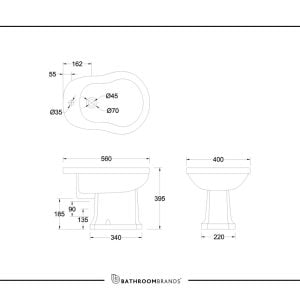Burlington - Bidet - P4 - spec