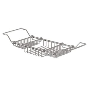 Burlington - Brass Extendable Bath Rack - A27 CHR