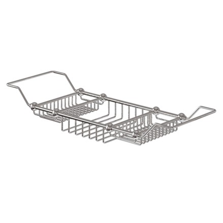 Burlington - Brass Extendable Bath Rack - A27 CHR