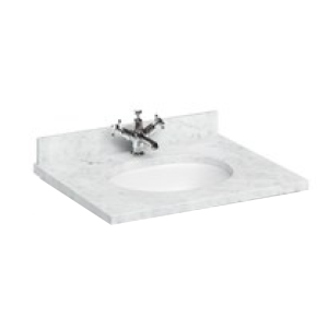 Burlington - Carrara White with Vanity Bowl - BC66