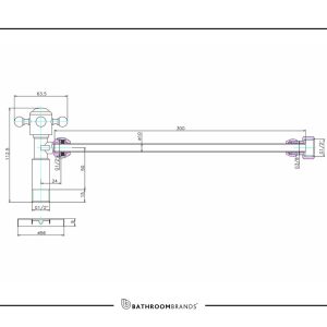 Burlington - Cistern Tank on off Valve in Chrome - W25 - spec