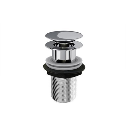 Burlington - Click-Clack Basin Waste Slotted in Chrome - W11