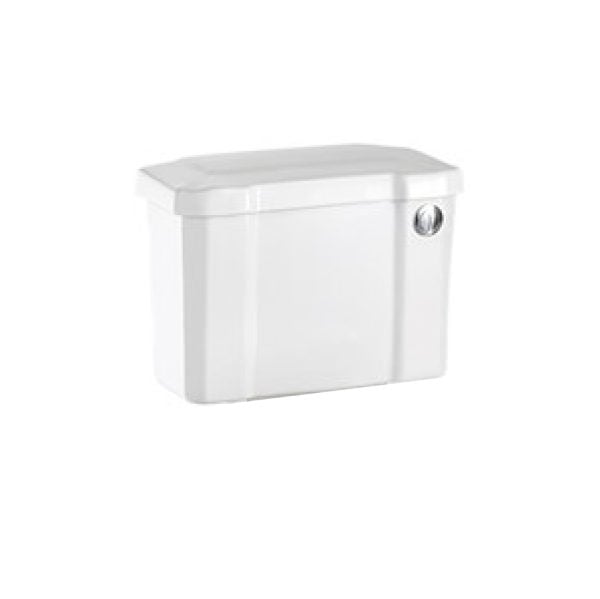 Burlington - Close Coupled Low Level Cistern 440mm Front Button (incl. cistern fittings) - C4