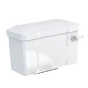 Burlington – Close Coupled / Low level Cistern 440mm Ceramic Lever (incl. cistern fittings) – White Lever