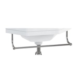 Burlington - Corner Towel Rail in Chrome - T8 CHR