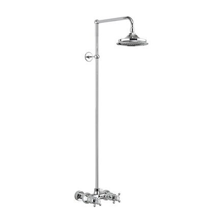 Burlington - Eden One Outlet Exposed Shower Valve with 6 Shower Head - BEF1S+V16