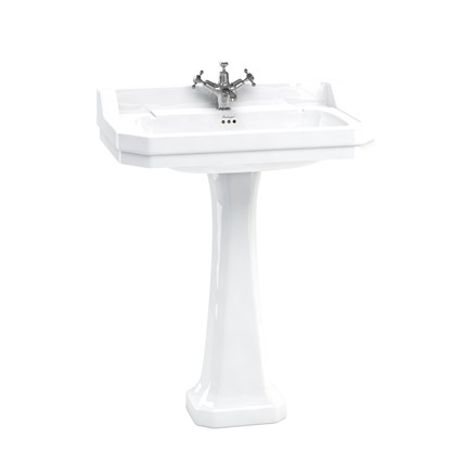 Burlington - Edwardian 800mm Basin 1 Tap Hole - B18 1TH