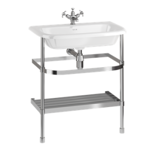Burlington - Edwardian Cloakroom Basin 750mm 1 Tap Hole - B9E