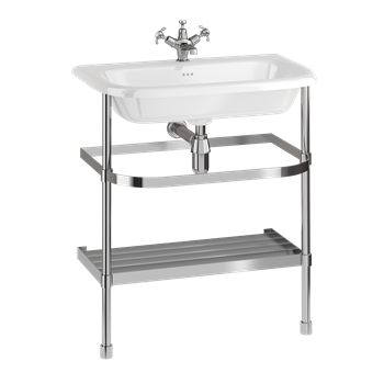 Burlington - Edwardian Cloakroom Basin 750mm 1 Tap Hole - B9E