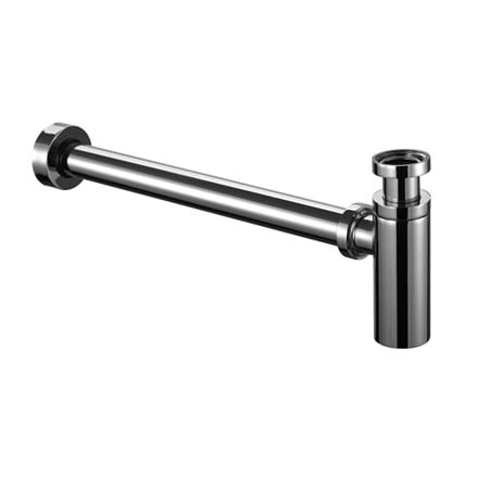 Burlington - Flat Bottom Basin Bottle Trap with 400mm Pipe - W13