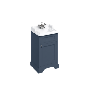 Burlington - Freestanding 500mm Vanity Unit with Door in Blue - FC8B