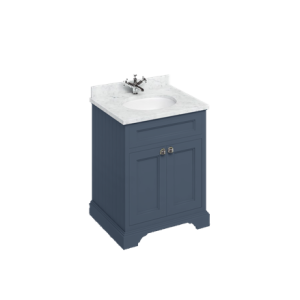 Burlington – Freestanding 650mm Vanity Unit with Doors – Blue