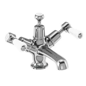 Burlington - Kensington Basin Mixer with Click-Clack Waste - KE6-QT