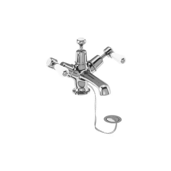 Burlington - Kensington Basin Mixer with Plug & Chain - KE5-QT