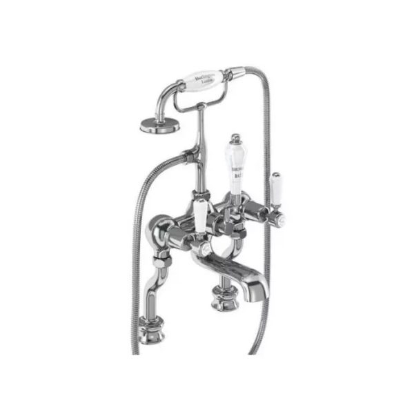 Burlington - Kensington Regal Deck Mounted Bath Shower Mixer - KER15-QT