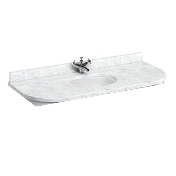 Burlington - Minerva Carrara White Basin 1340mm - BC13