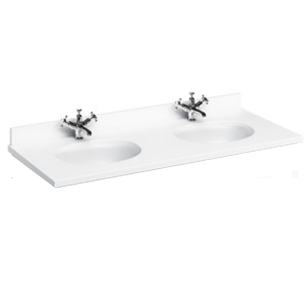 Burlington - Minerva White with Double Vanity Bowl - BW12