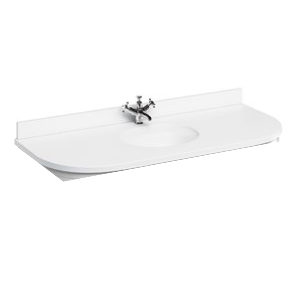 Burlington - Minerva White with Vanity Bowl - BW13