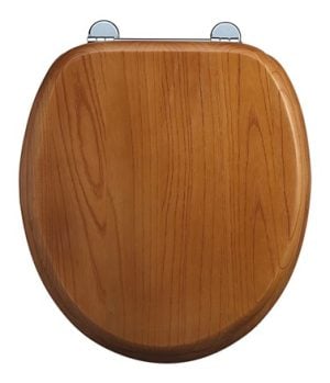 Burlington – Toilet Seat without Soft Close – Without Soft Close, Oak