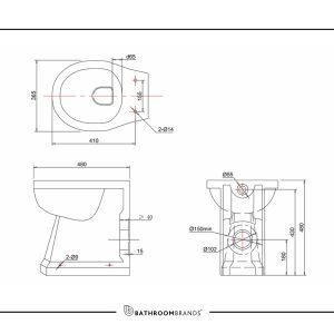 Burlington - Regal Back to Wall Pan - P15 - spec