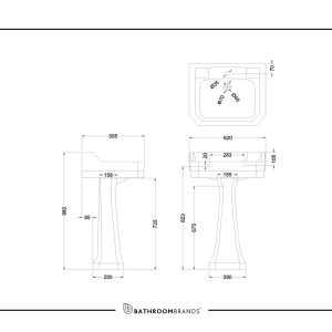 Burlington - Regal Pedestal - P9 - spec