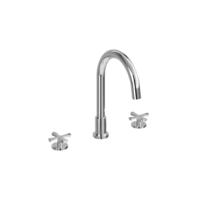Burlington - Riviera 3 Hole Bath Set Deck Mounted