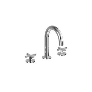 Burlington - Riviera 3 Hole Deck Basin Mixer in Chrome - RIV6 CHR