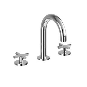 Burlington - Riviera 3 Hole Deck Basin Mixer in Chrome - RIV6 CHR