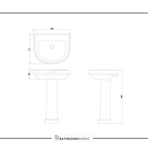 Burlington - Riviera Full Pedestal - RIV6 - spec