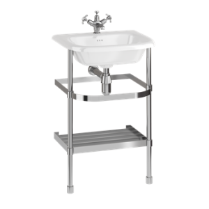 Burlington - Roll Top Basin with Overflow - B7E