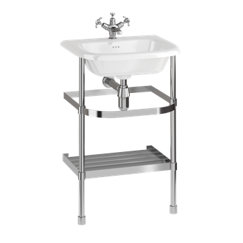 Burlington - Roll Top Basin with Overflow - B7E