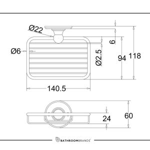 Burlington - Soap Basket - A13 CHR - spec