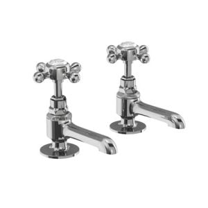 Burlington - Stafford Long Nose Basin Pillar Tap (including the Handles) - STA12-QT