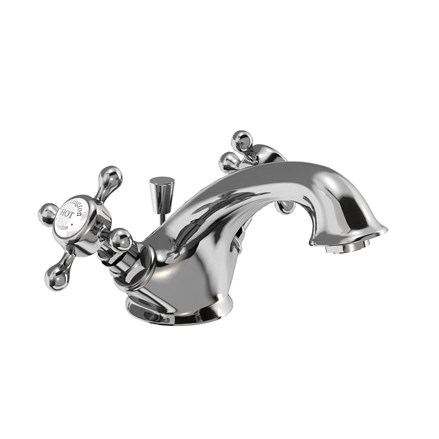 Burlington - Stafford Mono Basin Mixer with Pop-up Waste (including the Handles) - STA11-QT