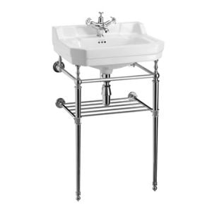Burlington - Towel Rack for 560mm & 580mm Basin Washstand in Chrome - T22A-S