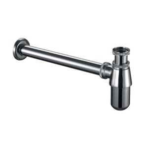 Burlington - Traditional Basin Bottle Trap in Chrome - W14