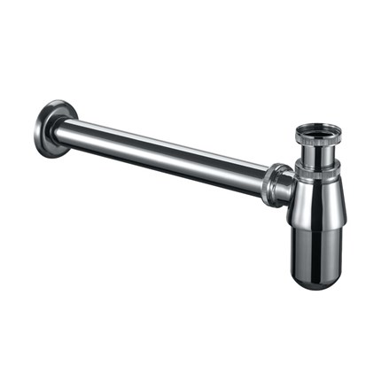 Burlington - Traditional Basin Bottle Trap in Chrome - W14